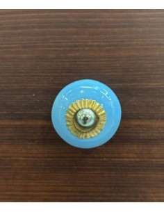 Pomello in ceramica artigianale Ø 6 cm colore | Maniglia per mobili POM003 2