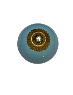Pomello in ceramica artigianale Ø 6 cm colore | Maniglia per mobili POM003