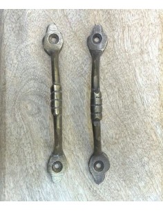 Maniglia a bacchetta ottone artigianale  | Maniglia per mobili POM014