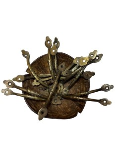 Maniglia a bacchetta ottone artigianale  | Maniglia per mobili POM014 2