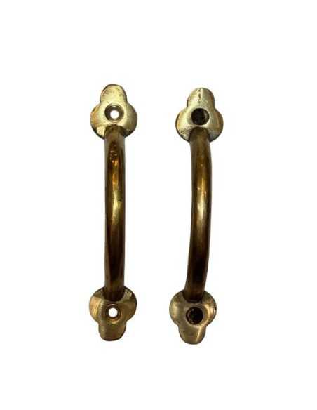 Maniglia a bacchetta ottone artigianale  | Maniglia per mobili POM016