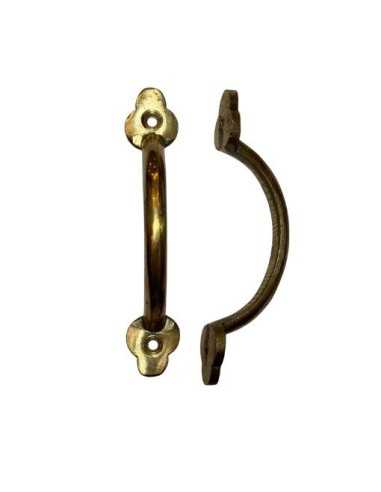 Maniglia a bacchetta ottone artigianale  | Maniglia per mobili POM016