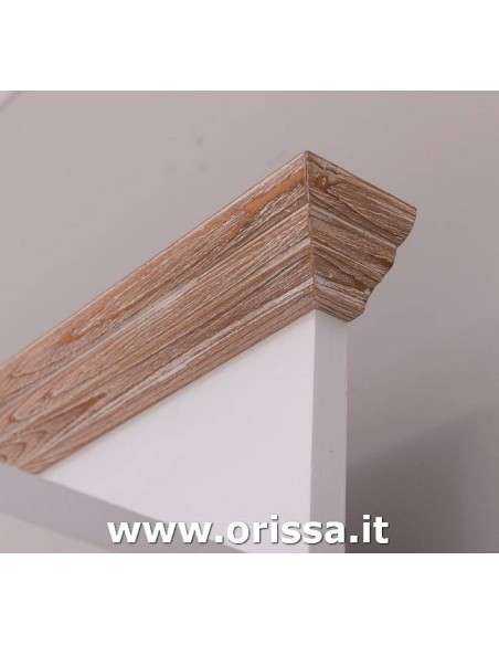 Mobile appendiabiti country con appendi cappotti e portascarpe MS720L