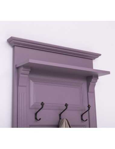 Mobile appendiabiti country colorato legno 3 ganci MS537