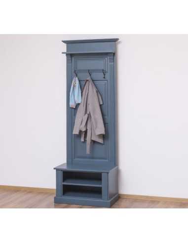 Mobile appendiabiti country colorato legno 3 ganci MS537