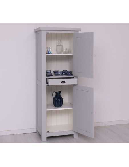 Credenza colonna doppia anta chiusa e cassetto colorata stile provenzale MS362