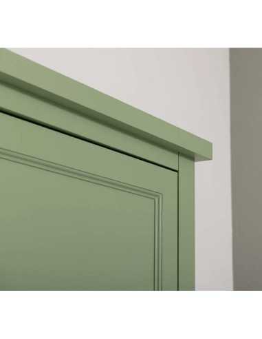 Cucina country modulo colonna frigo a doppia anta colorato MS701