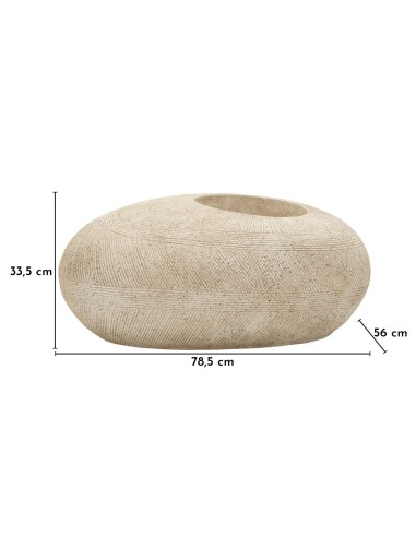 P/vaso Da Esterno Stone Cm 78,5x56x33,5 (apertura Cm ø 28) - 0421800001