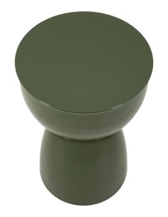 Tavolinetto In Metallo Yao Verde Cm ø 31x46 - 142946000V 2