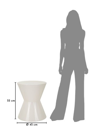 Tavolinetto In Metallo Oyo Cm ø 45x55 - 1429490000