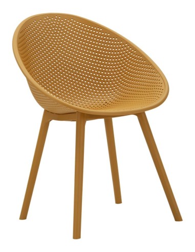 Sedia Ibiza Senape Set 2 Pz Cm 59x59x83 (altezza Seduta Cm 45) - 142950000S