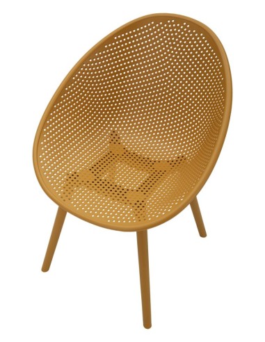 Sedia Ibiza Senape Set 2 Pz Cm 59x59x83 (altezza Seduta Cm 45) - 142950000S