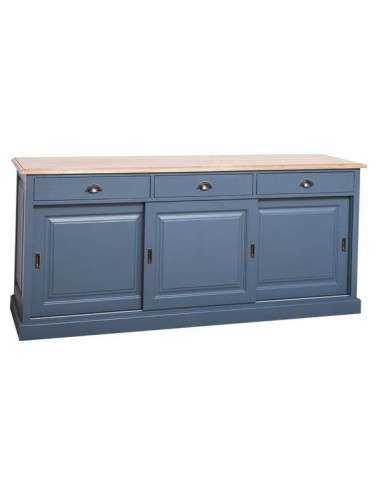 Credenza bassa tre ante scorrevoli e cassetti MS10B