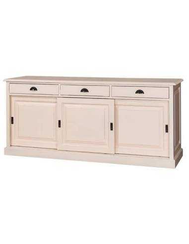 Credenza bassa tre ante scorrevoli e cassetti MS10B