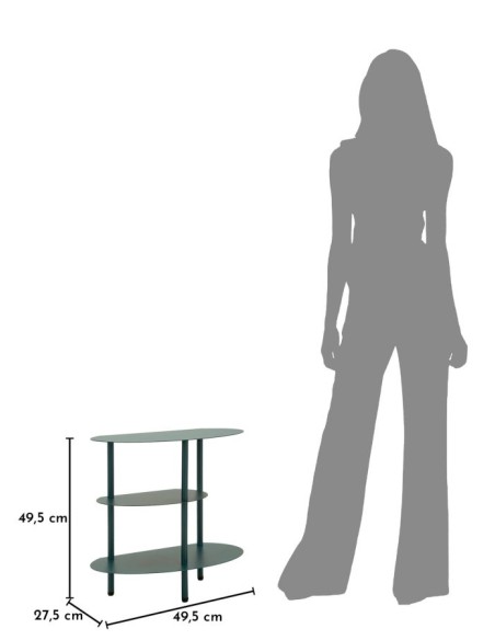 Comodino Saturno Ottanio Cm 49,5x27,5x49,5 - 14297800TT