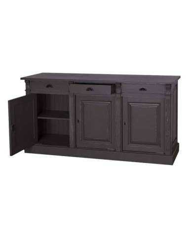 Credenza shabby chic bassa 3 ante e cassetti MS023B