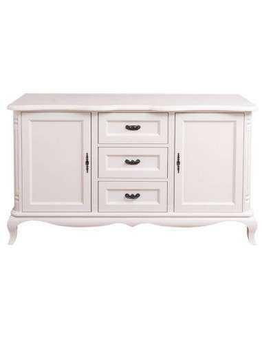 Credenza shabby chic romantica in legno massello MS648