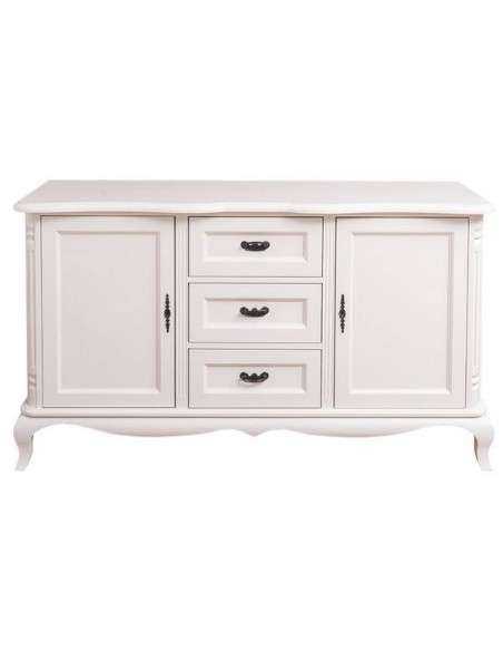 Credenza shabby chic romantica in legno massello MS648