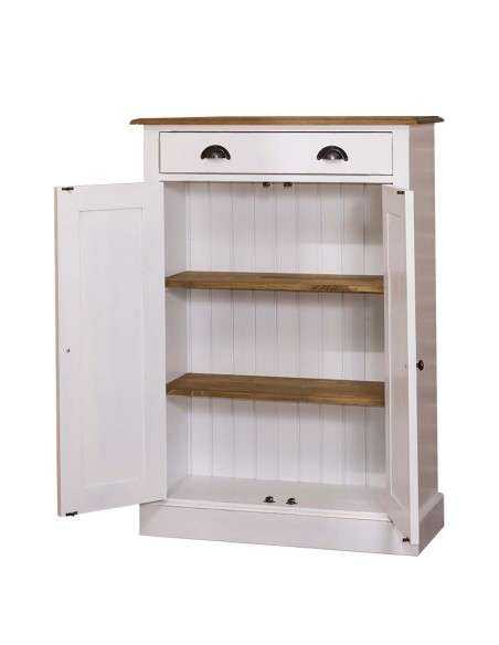 Credenza 2 ante e 2 cassetti country in legno colorato MS422