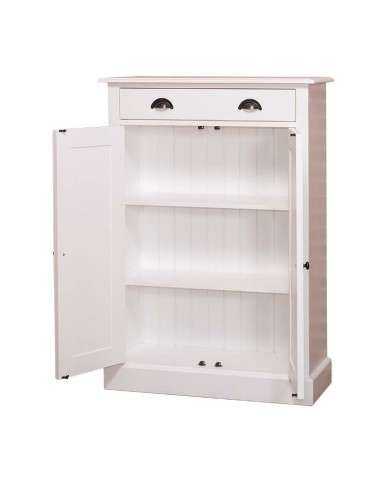 Credenza 2 ante e 2 cassetti country in legno colorato MS422