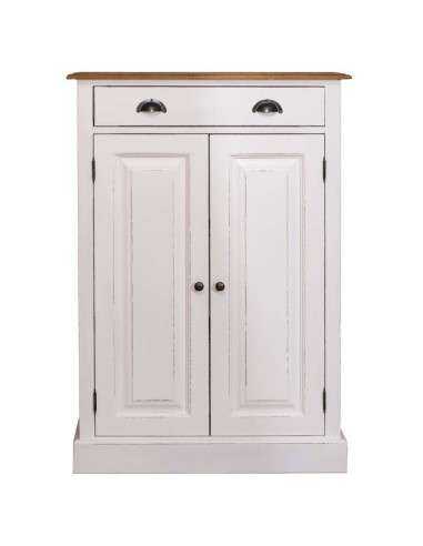 Credenza 2 ante e 2 cassetti country in legno colorato MS422