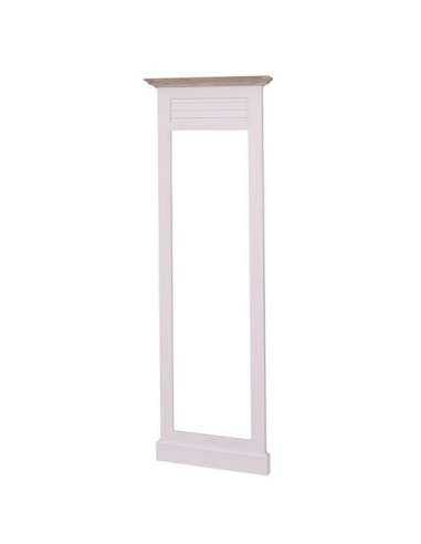 Specchio da ingresso o cabina armadio in stile country legno massello figura intera MS724