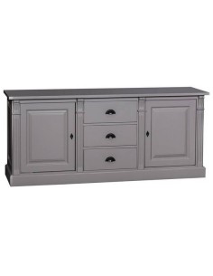 Credenza bassa country con ante e cassetti colorata o rustica MS56B 2