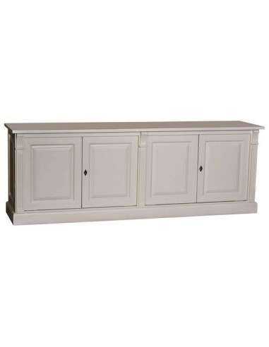 Credenza bassa country con 4 ante colorata o rustica MS72B