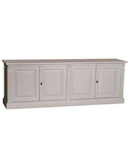 Credenza bassa country con 4 ante colorata o rustica MS72B