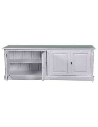 Credenza bassa country con 4 ante colorata o rustica MS72B