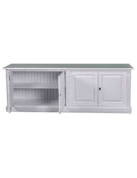 Credenza bassa country con 4 ante colorata o rustica MS72B