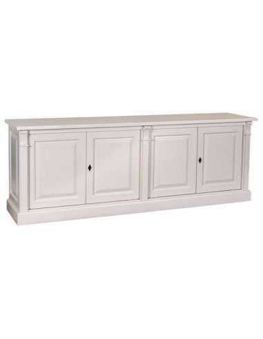 Credenza bassa country con 4 ante colorata o rustica MS72B