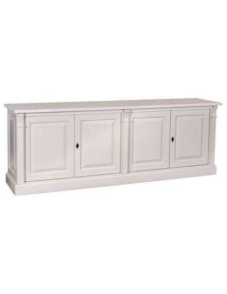 Credenza bassa country con 4 ante colorata o rustica MS72B