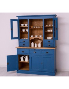 Credenza country in legno massello 2 corpi MS232 2