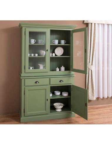 Credenza due corpi ante cassetti provenzale e country MS264