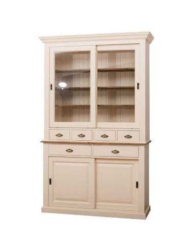 Credenza ante scorrevoli e cassetti provenzale colorata MS172
