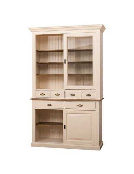 Credenza ante scorrevoli e cassetti provenzale colorata MS172