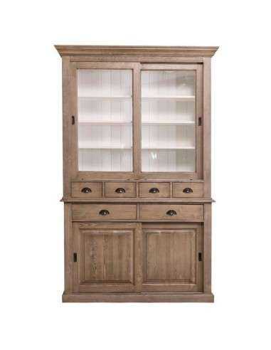 Credenza ante scorrevoli e cassetti provenzale colorata MS172