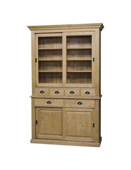 Credenza ante scorrevoli e cassetti provenzale colorata MS172