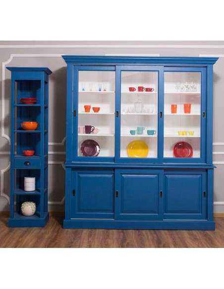 Credenza ante scorrevoli provenzale colorata MS598