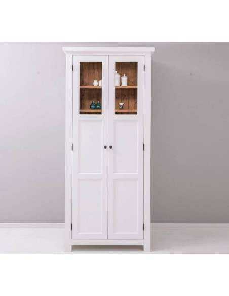 Dispensa cucina country colorata con porta oggetti MS706