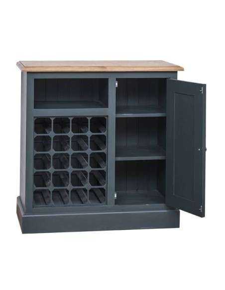 credenza bar porta bottiglie legno MS579