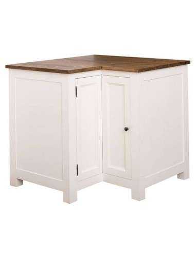 Cucina country modulo angolare stile nordico colorato o naturale MS458