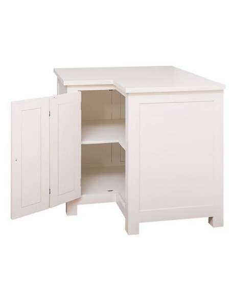 Cucina country modulo angolare stile nordico colorato o naturale MS458