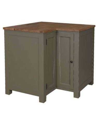 Cucina country modulo angolare stile nordico colorato o naturale MS458