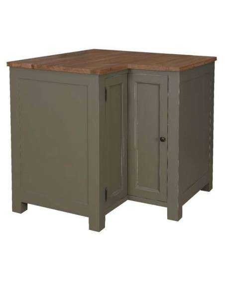 Cucina country modulo angolare stile nordico colorato o naturale MS458