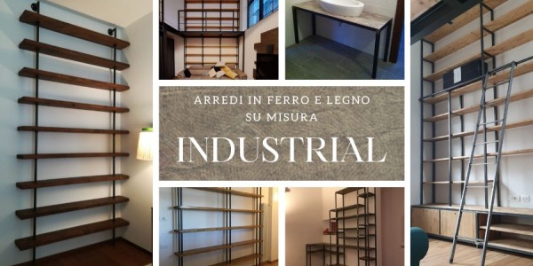 Arredamento Industrial: Tavoli, Librerie, e Progetti su Misura in Stile Industriale