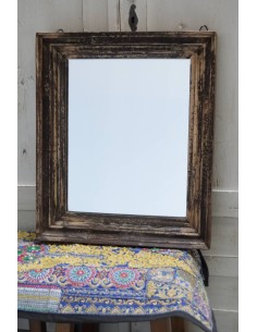 Cornice specchio teak 45x56cm