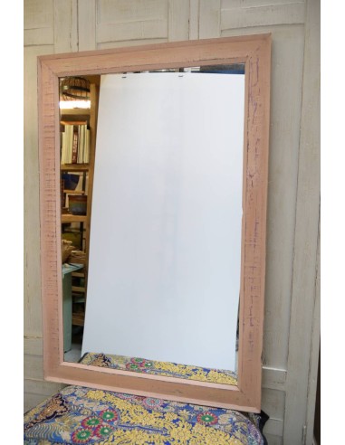 Cornice specchio rosa 80x120cm