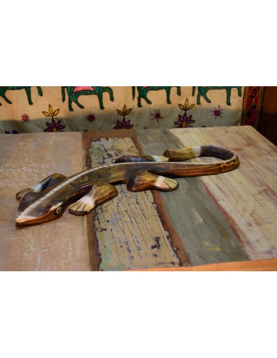 Geco Scultura in Legno